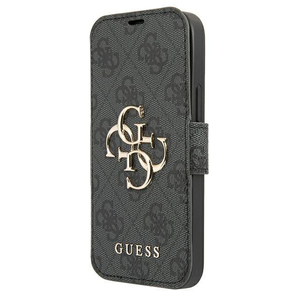 Pokrowiec Oryginalny Guess 4G Big Metal szare APPLE iPhone 13 Pro