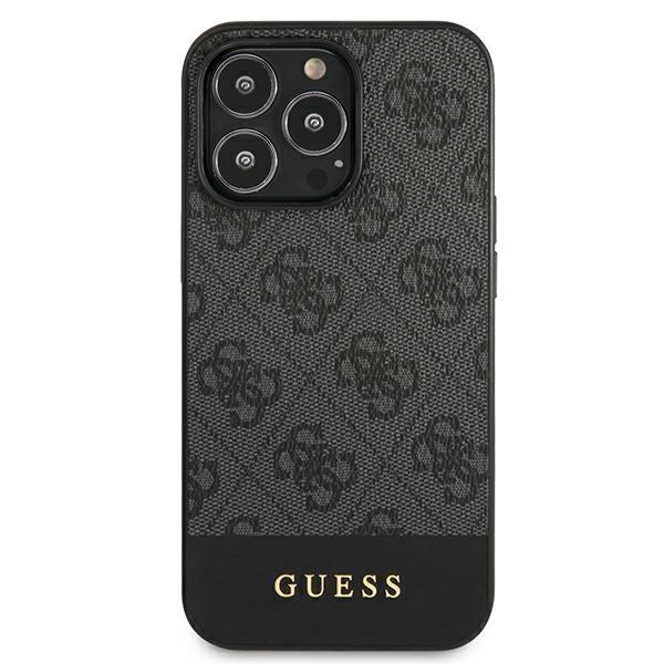 Pokrowiec Oryginalny Guess 4G Stripe Collection szare APPLE iPhone 13 Pro / 3