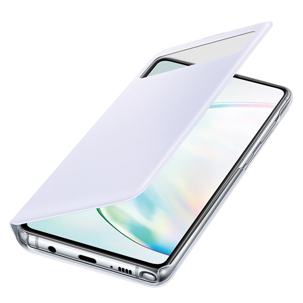 Pokrowiec etui oryginalne S View Wallet Cover EF-EN770PW biae SAMSUNG Galaxy Note 10 Lite