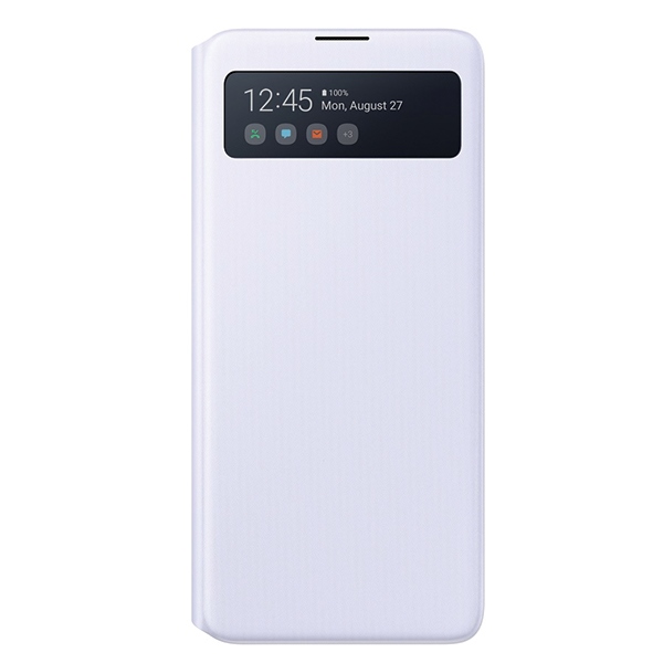 Pokrowiec etui oryginalne S View Wallet Cover EF-EN770PW biae SAMSUNG Galaxy Note 10 Lite / 3
