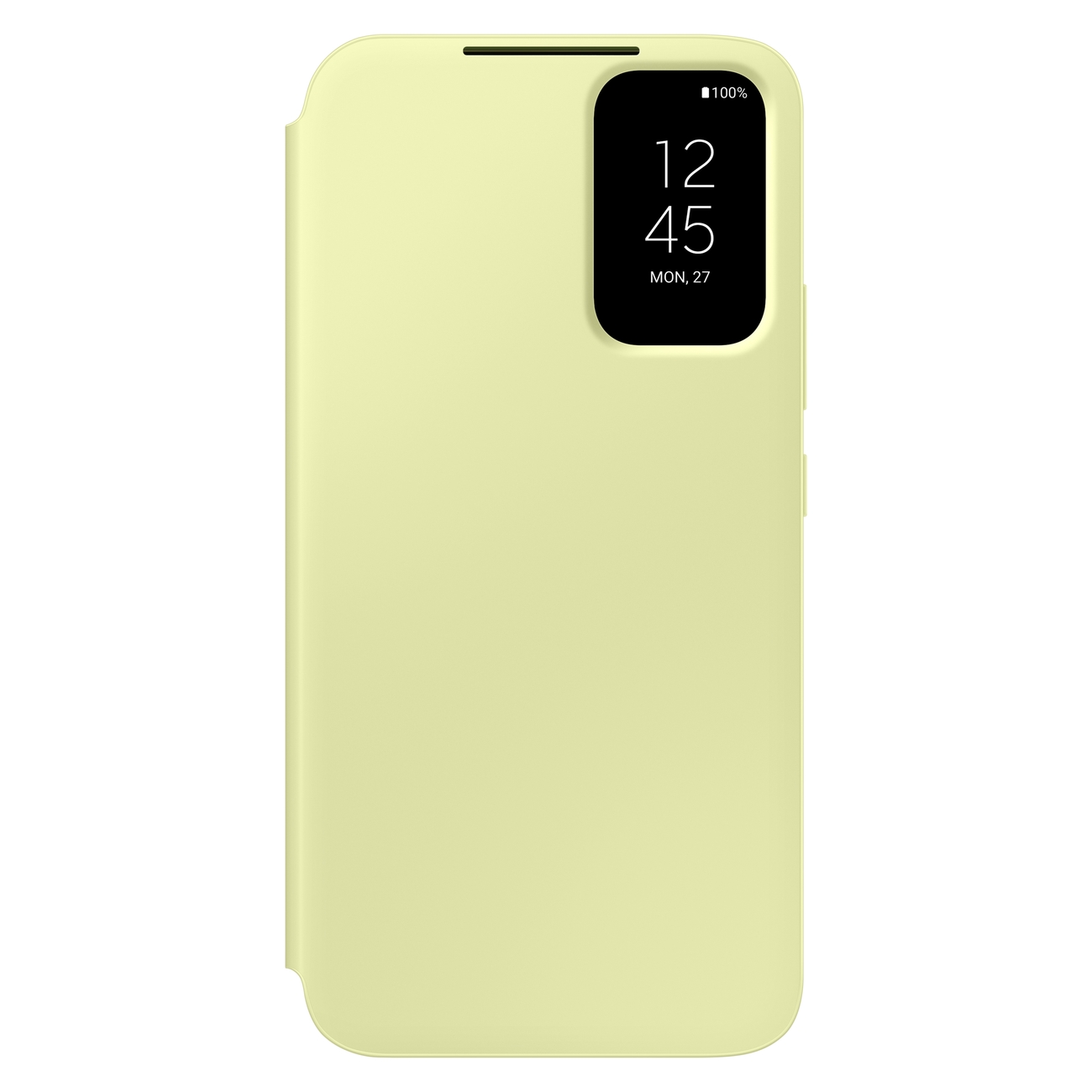 Pokrowiec etui oryginalne Smart View Wallet Case limonkowe SAMSUNG Galaxy A54 5G