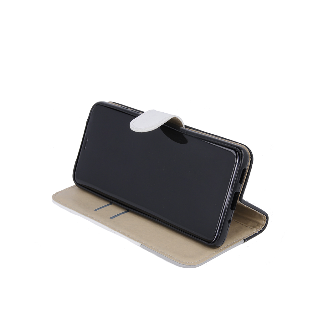 Pokrowiec etui z kalpk na magnes Smart Trendy Geometric biao-czarne Xiaomi Poco M3 Pro 5G / 2