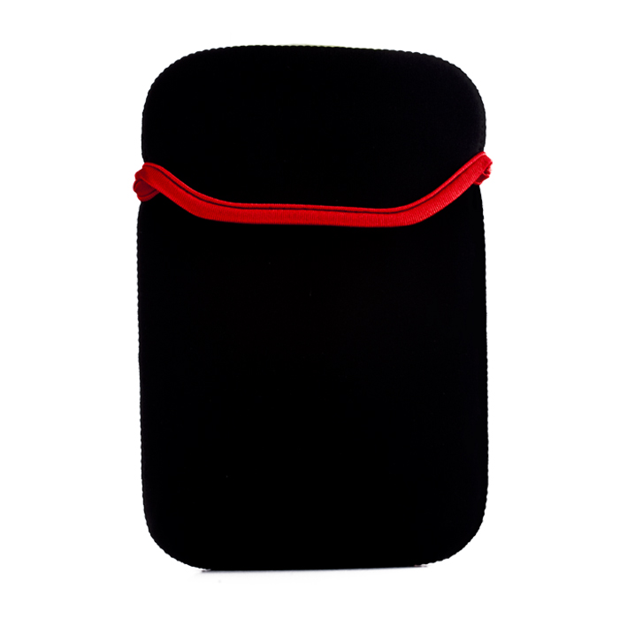 Pokrowiec etui Neopren czarno-czerwone SAMSUNG Galaxy Tab 2 (7.0 cali)