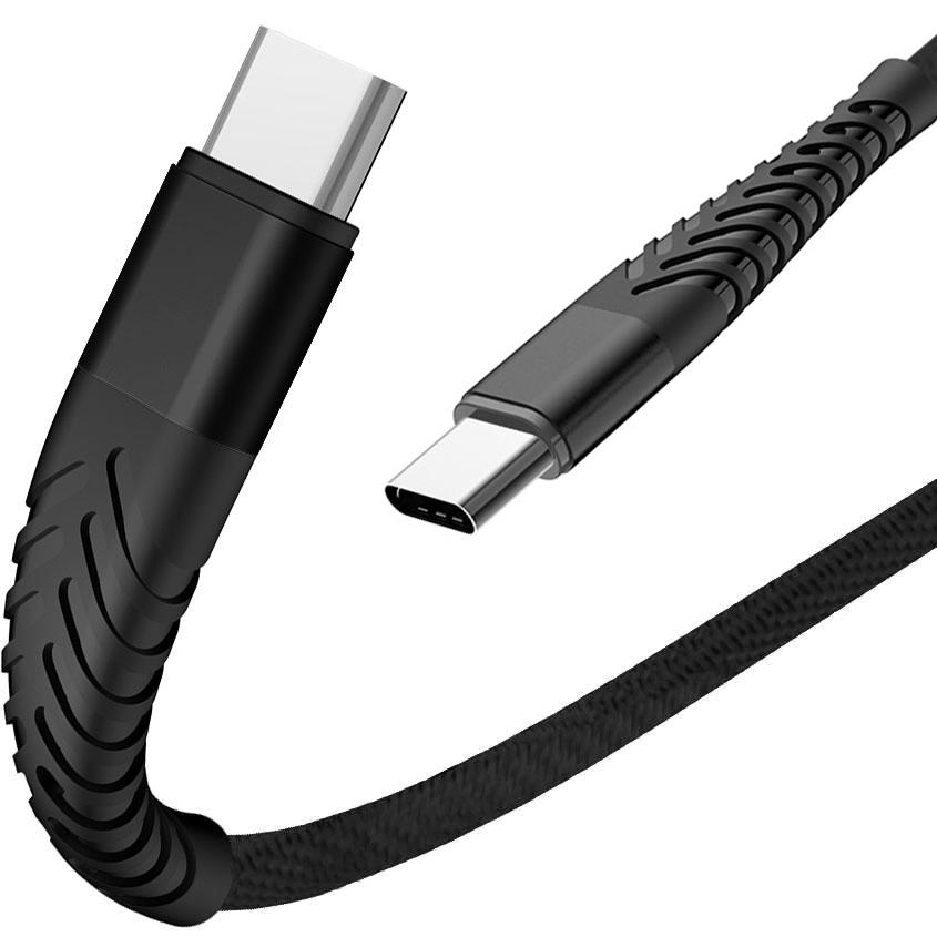 Kabel USB Extreme Spider 3A 1m Typ-C na Typ-C czarny NOKIA 8 Sirocco