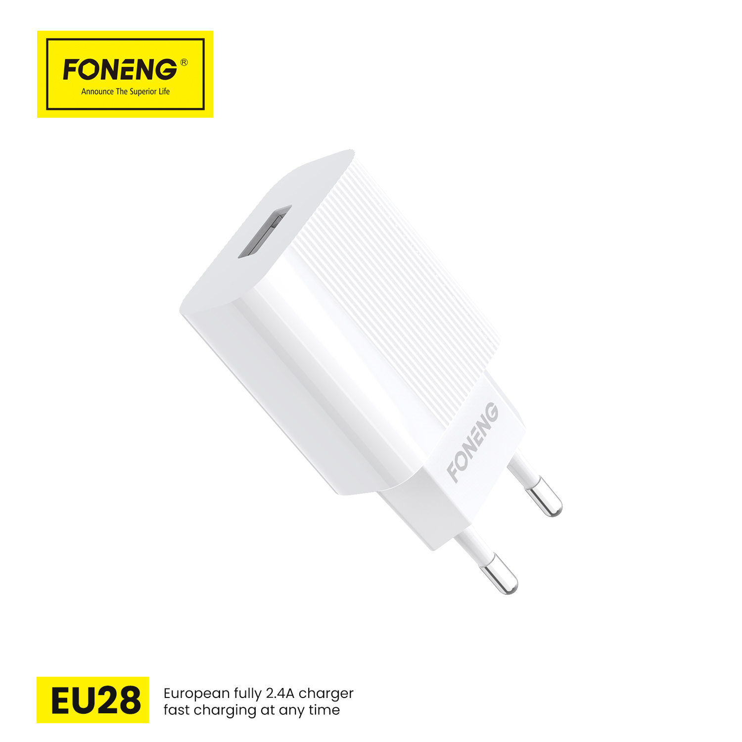 adowarka sieciowa Foneng EU28 2,4A z kablem USB na Lightning biaa ARCHOS 55 Helium / 2