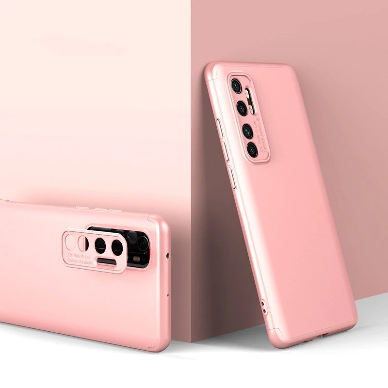 Pokrowiec etui na przd i ty GKK 360 Protection Case rowe Xiaomi Mi Note 10 Lite / 2