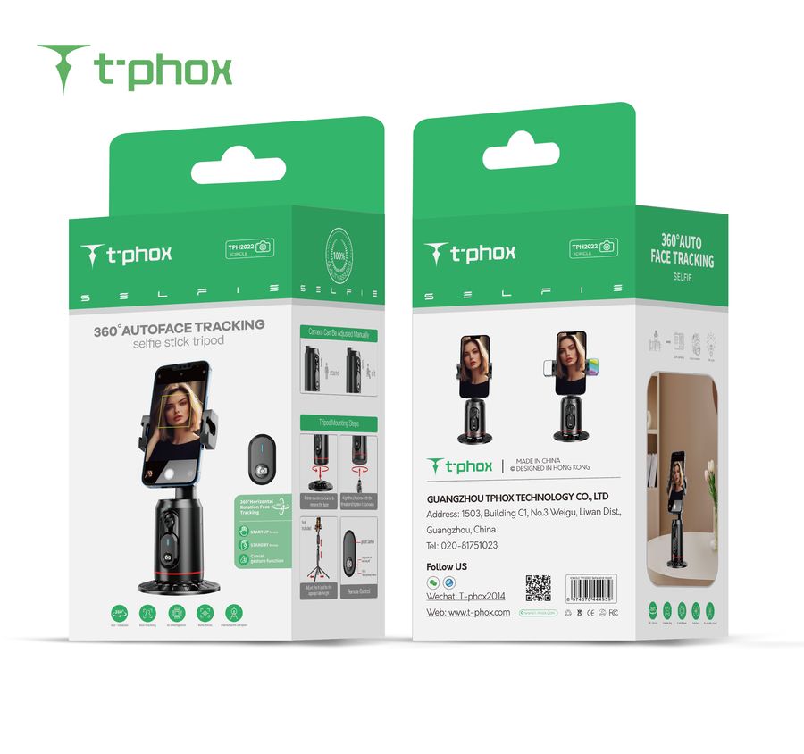 Gimbal T-phox iCircle z inteligentnym �ledzeniem twarzy Wiko UPulse / 7