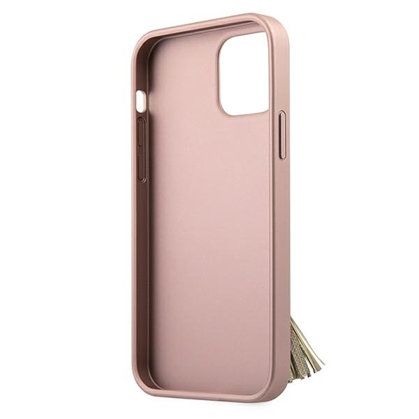 Pokrowiec Guess hardcase Saffiano with ring rowy APPLE iPhone 12 Pro Max / 2