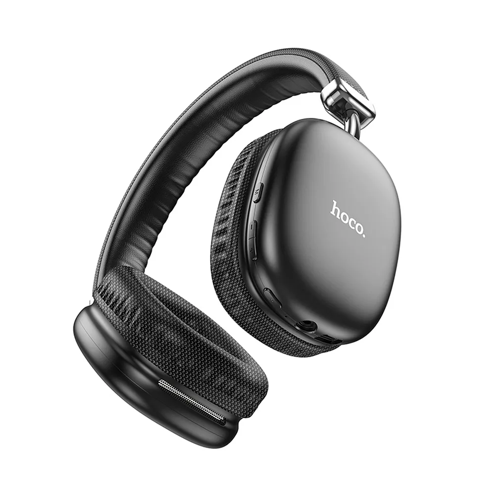 Suchawki HOCO nauszne bezprzewodowe Bluetooth W35 czarne Vivo S15e / 2