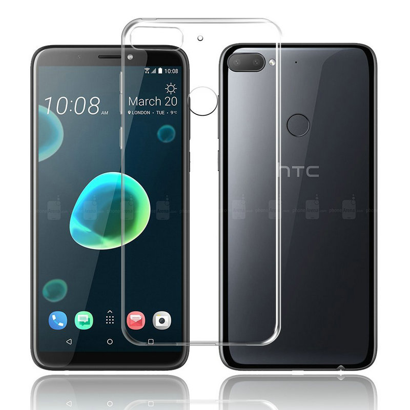 Pokrowiec silikonowe etui Back Case przeroczyste HTC Desire 12 Plus