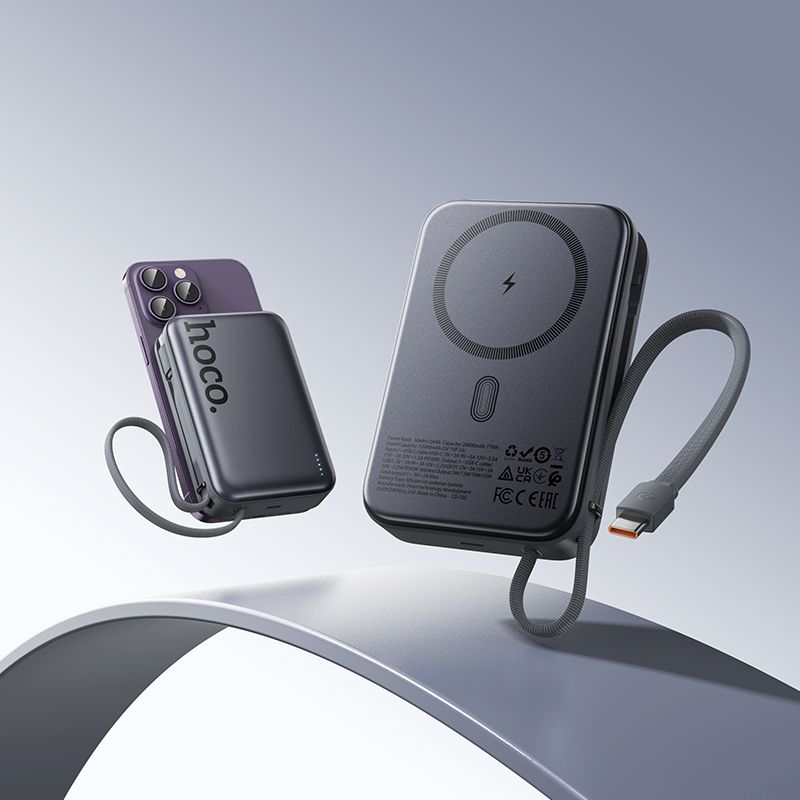 Power bank Hoco Q44A 20000 mAh zgodny z MagSafe 45W czarny Xiaomi Redmi 10C / 8