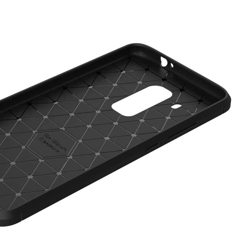 Pokrowiec etui TECH-PROTECT TPU CARBON czarne Xiaomi Redmi Note 5 Pro / 4