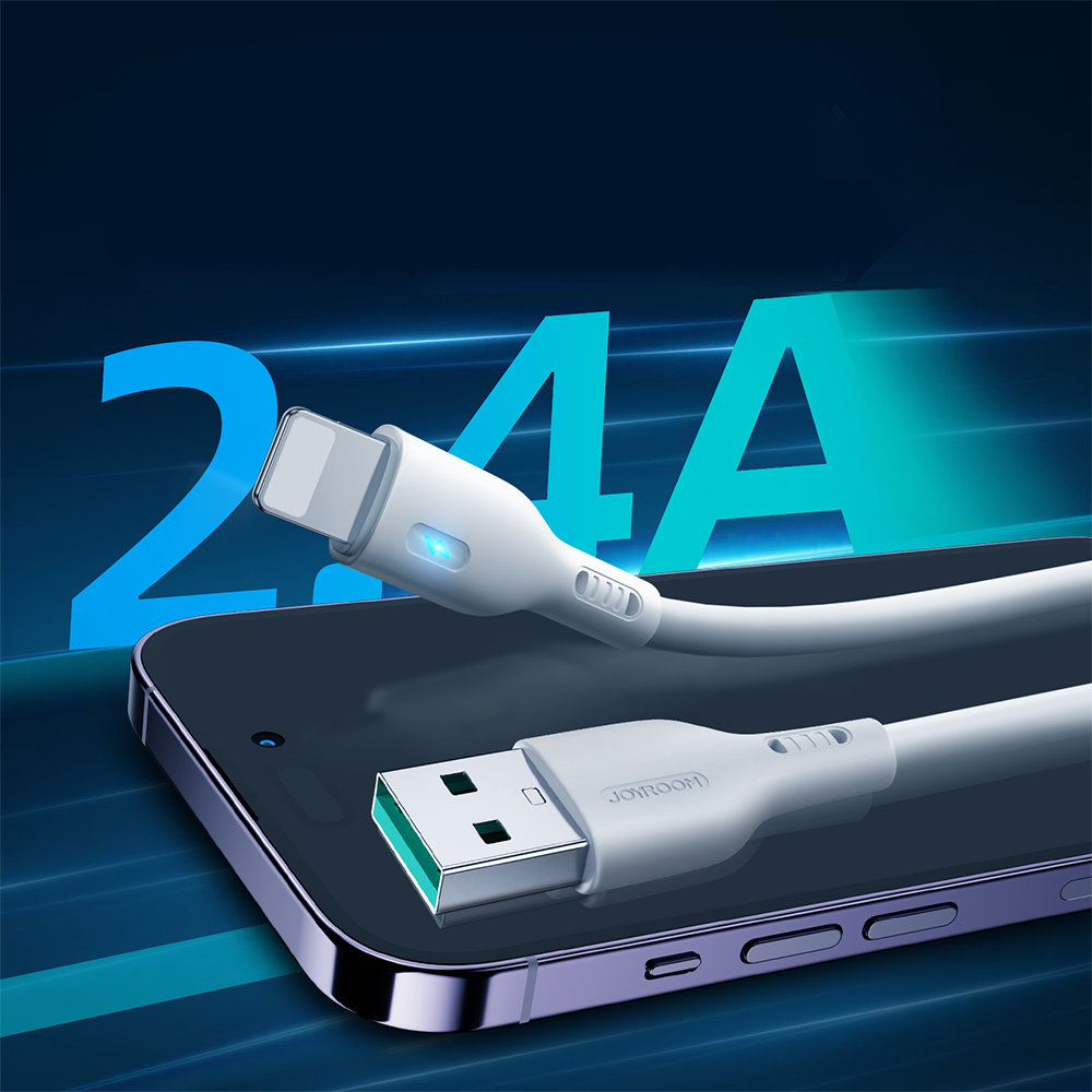 Kabel USB Joyroom USB Lightning 2.4A 1.2m S-UL012A13 biay APPLE IPAD 9.7 2017 2018 / 2