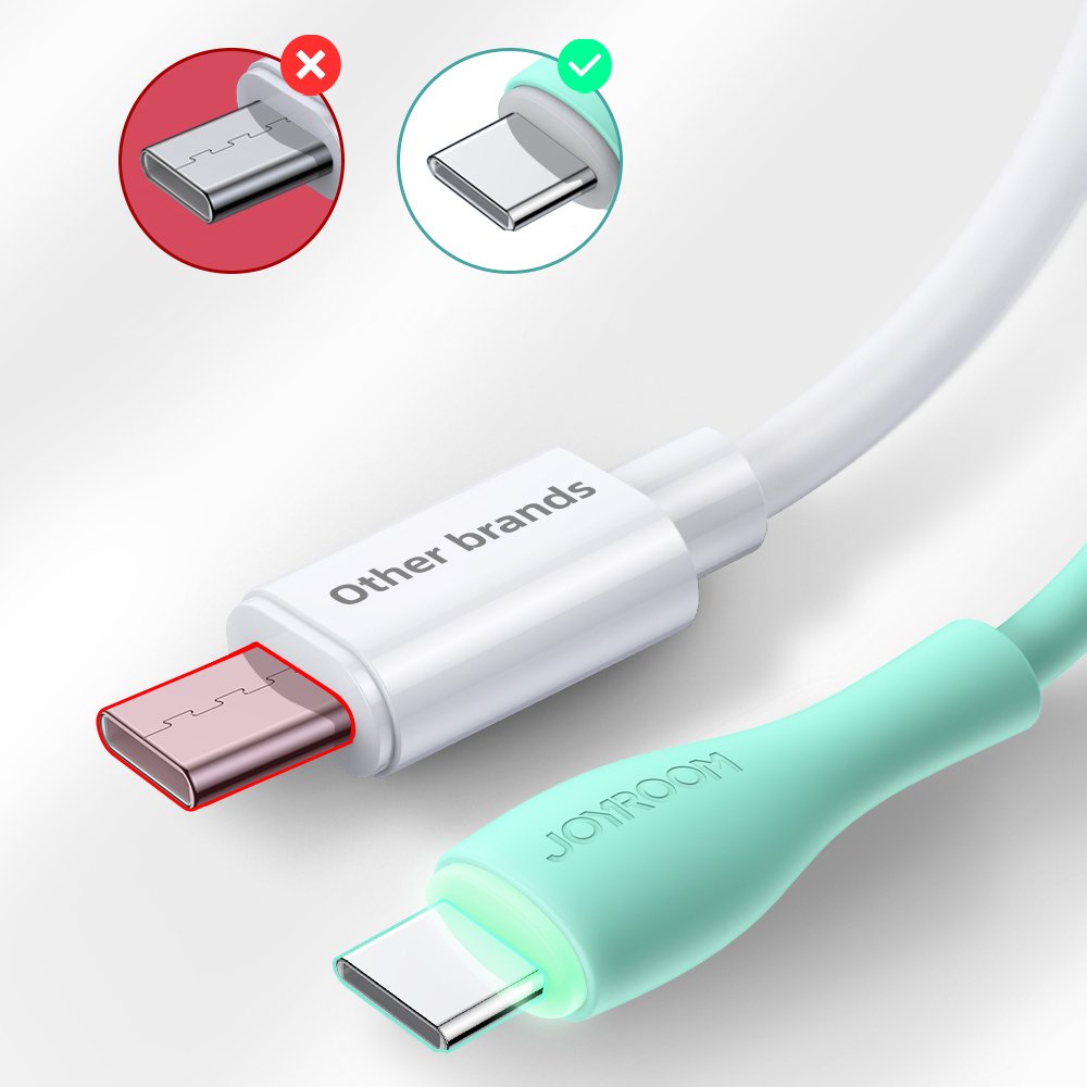 Kabel USB Joyroom Typ-C 3A 1m S-1030M8 biały Google Pixel 4a / 7