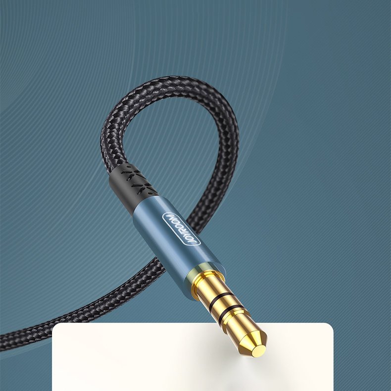 Suchawki Kabel Audio Jack-Jack AUX Joyroom 1m czarny SAMSUNG Galaxy M15 5G / 5