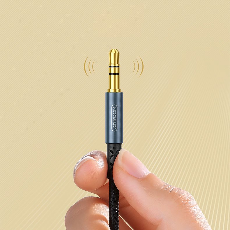 Suchawki Kabel Audio Jack-Jack AUX Joyroom 1m czarny LG L70 / 8