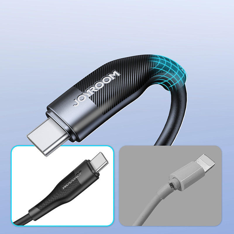 Kabel USB Joyroom Typ-C 3A 1m S-1030M12 czarny SAMSUNG Galaxy Note 4 Edge / 4