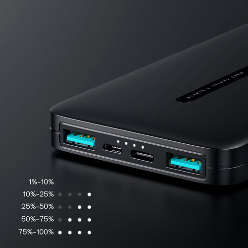 Power bank Joyroom 10000mAh 2,1A 2x USB JR-T012 czarny OnePlus 3T / 4