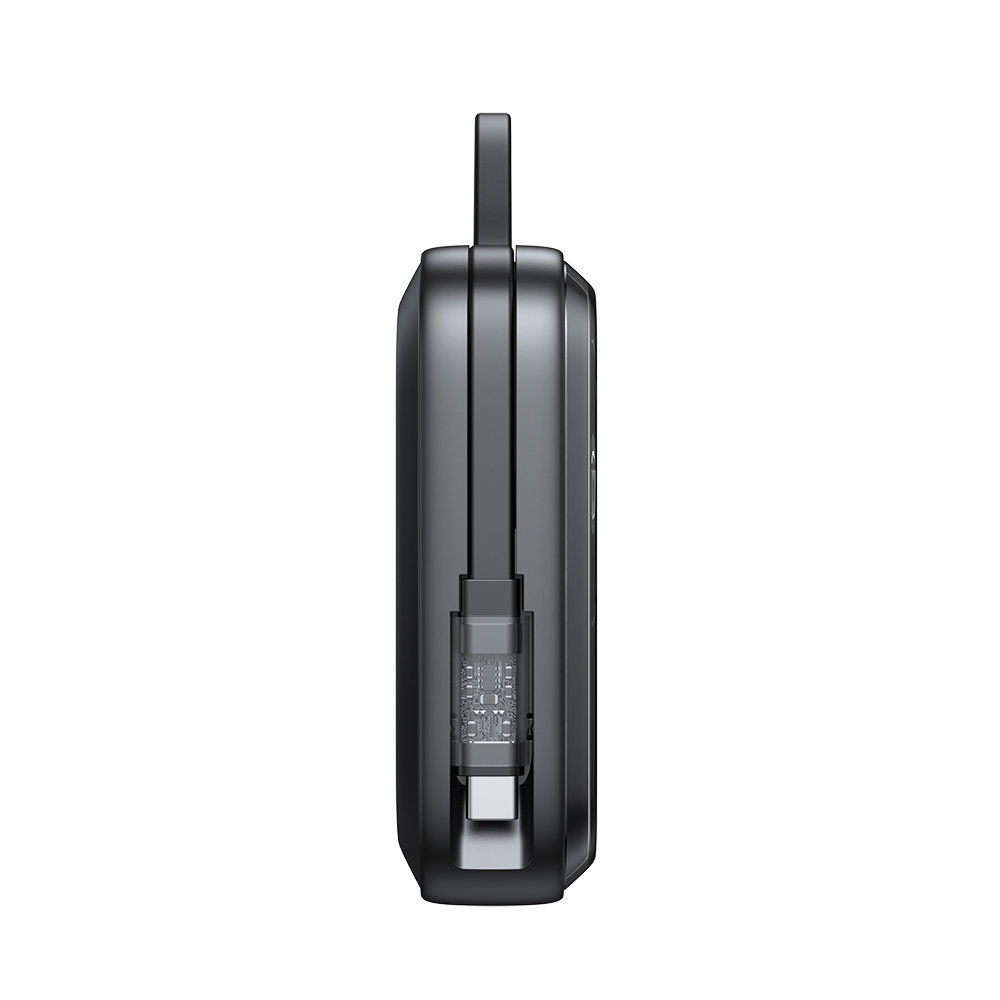 Power bank Joyroom Icy Series 10000mAh Magsafe z kablem Typ-C JR-L006 czarny myPhone Titan / 4