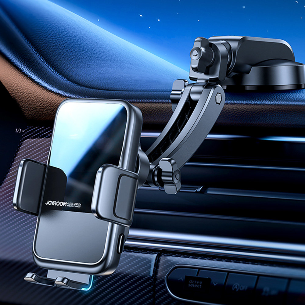 Uchwyt samochodowy Joyroom automatyczny adowarka indukcyjna 15W Qi JR-ZS298 czarny SAMSUNG Galaxy J5 / 5