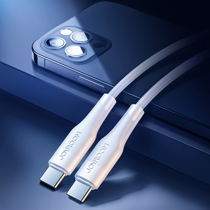 Kabel USB Joyroom wytrzymały USB Typ-C na USB Typ-C 1,8m biały Google Pixel 4a / 5