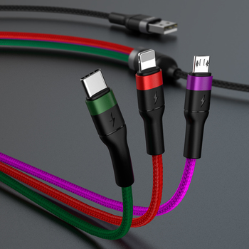 Kabel USB KAKU KSC-481 Yatu 3w1 3,2A 1,2 metra ZTE Blade A73 / 4