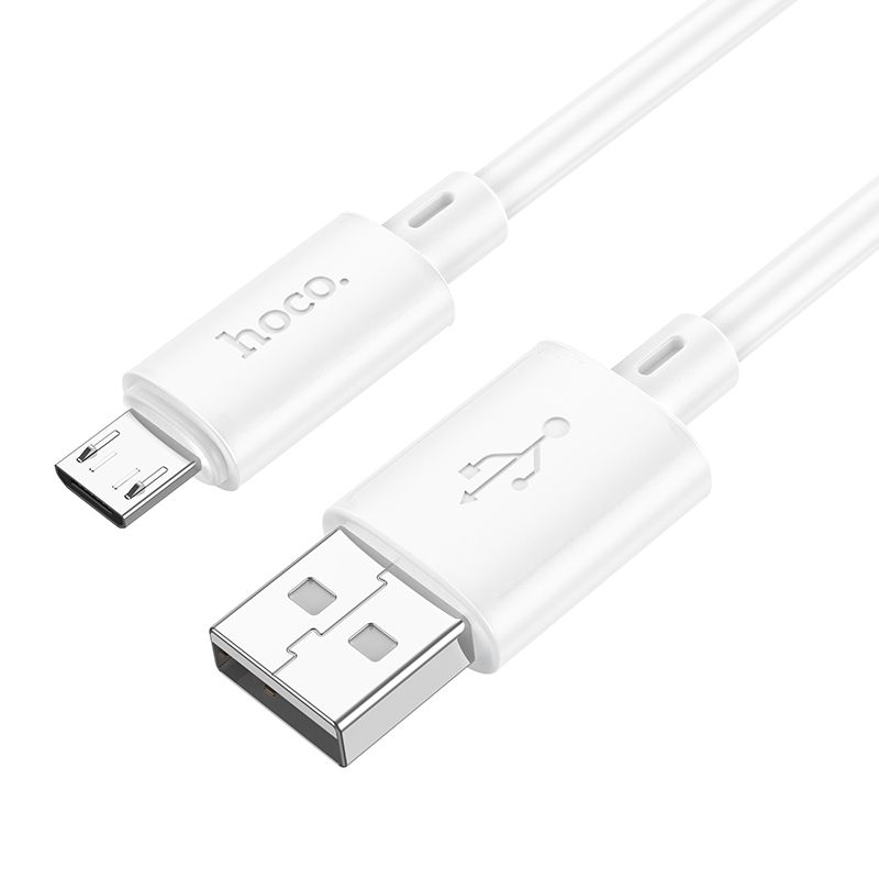 Kabel USB 2m 2.4A microUSB bia�y HTC One X10