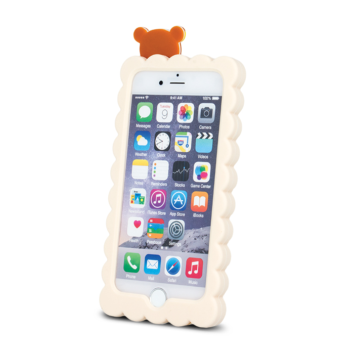 Pokrowiec etui silikonowe Mi� be�owy Lenovo Vibe K5 / 2