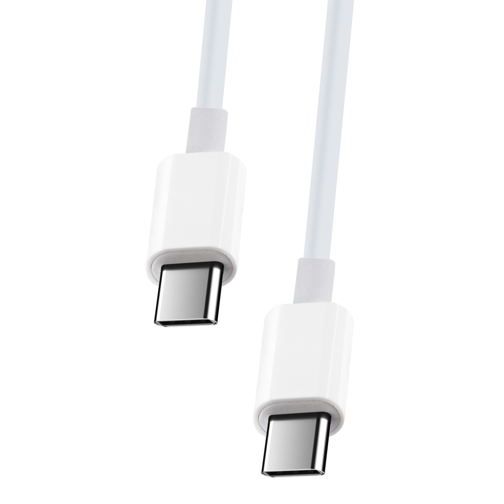 Kabel USB 2m 100W Typ-C na Typ-C biały SAMSUNG Galaxy A04s / 5 Kabel USB 2m 100W Typ-C na Typ-C biały SAMSUNG Galaxy A04s / 5