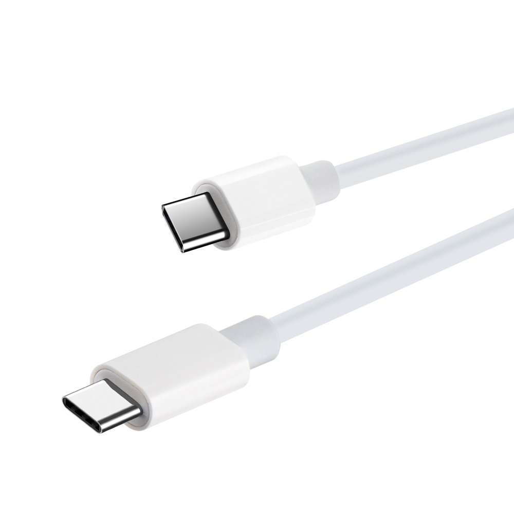 Kabel USB 2m 100W Typ-C na Typ-C biały SAMSUNG Galaxy A04s / 6 Kabel USB 2m 100W Typ-C na Typ-C biały SAMSUNG Galaxy A04s / 6