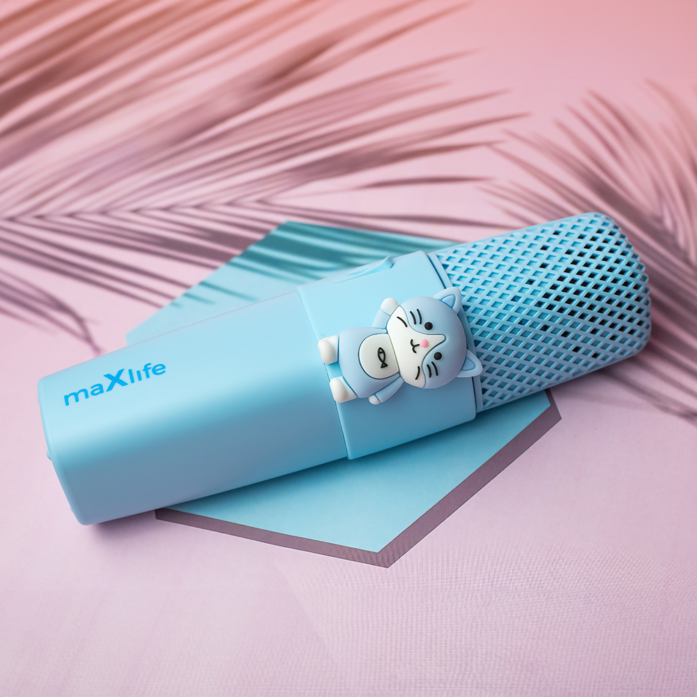 Mikrofon Maxlife z gonikiem Bluetooth Animal MXBM-500 niebieski HUAWEI P60 Pro / 3