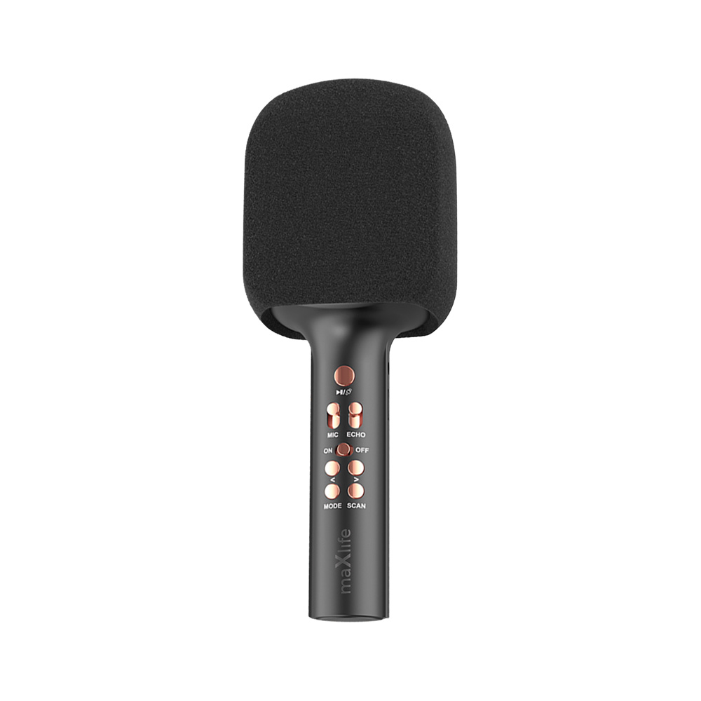 Mikrofon z gonikiem Maxlife MXBM-600 czarny Kruger&Matz LIVE 4s