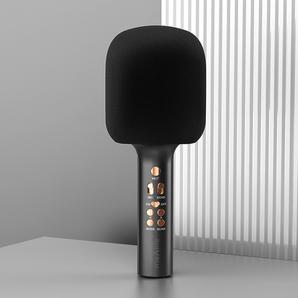 Mikrofon z gonikiem Maxlife MXBM-600 czarny Kruger&Matz LIVE 4s / 2
