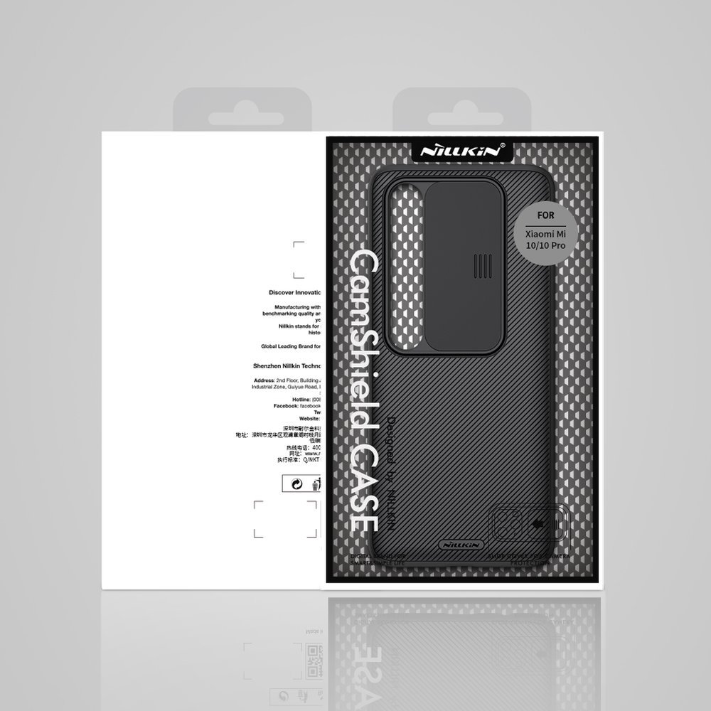 Pokrowiec etui Nillkin CamShield Case czarne Xiaomi Mi 10 / 5