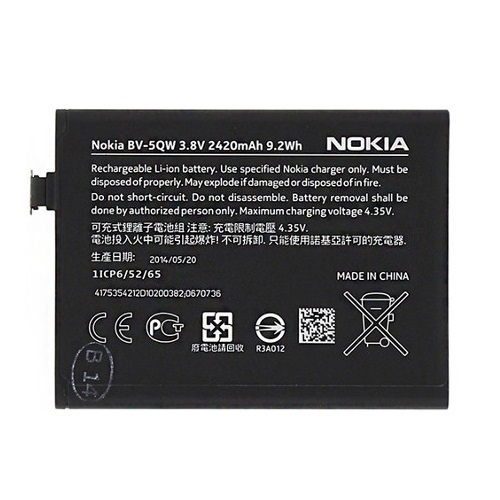 Bateria oryginalna BV-5QW 2420mAh Li-Ion NOKIA Lumia 930