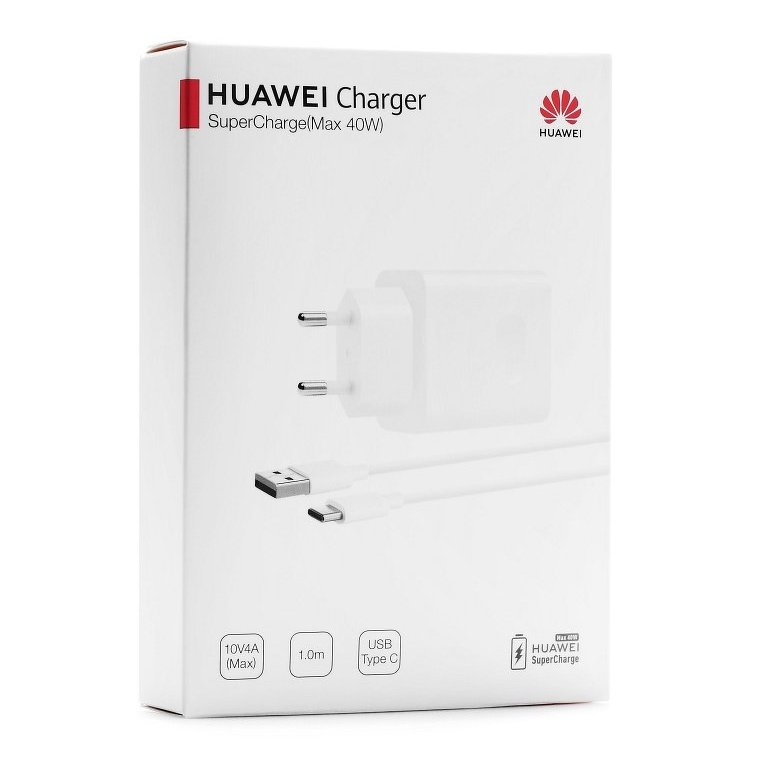 adowarka sieciowa Huawei Super Charge CP84 Typ-C biaa MOTOROLA Moto Z3 Play