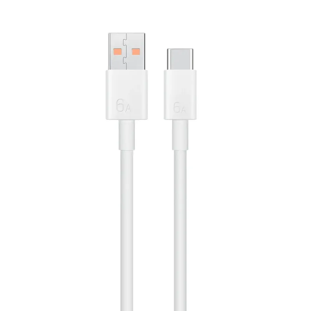 Kabel USB Oryginalny HUAWEI SuperCharge 6A Typ-C biay Xiaomi Mi 10T Pro