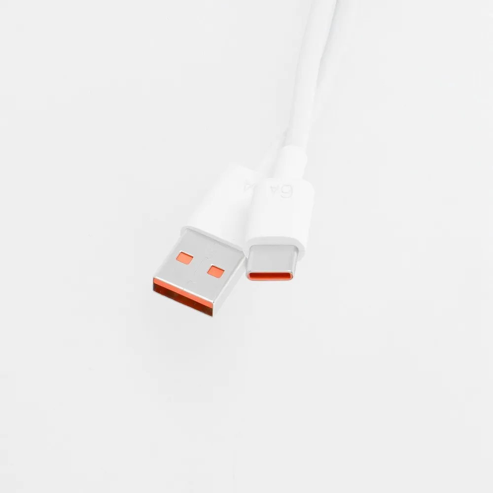 Kabel USB Oryginalny HUAWEI SuperCharge 6A Typ-C biay Xiaomi Mi 10T Pro / 3