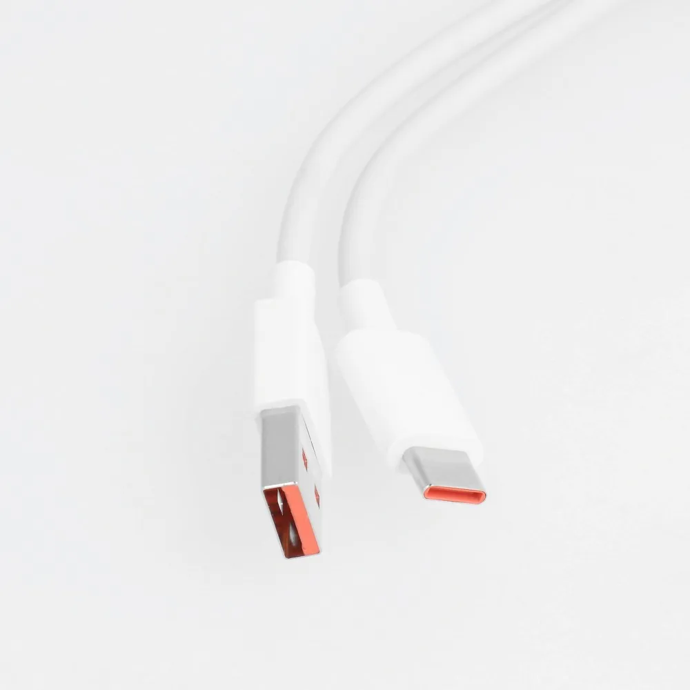 Kabel USB Oryginalny Xiaomi USB Typ-C 6A biay Honor 70 / 2
