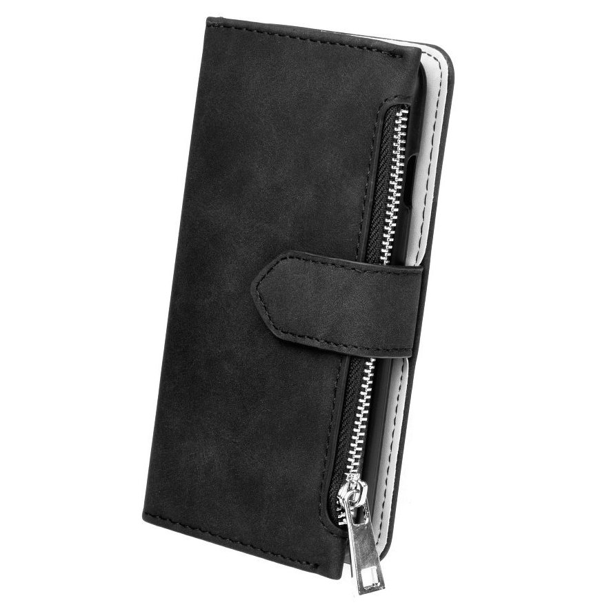 Pokrowiec etui ochronne z portfelem Leader czarne Xiaomi Redmi Note 4X