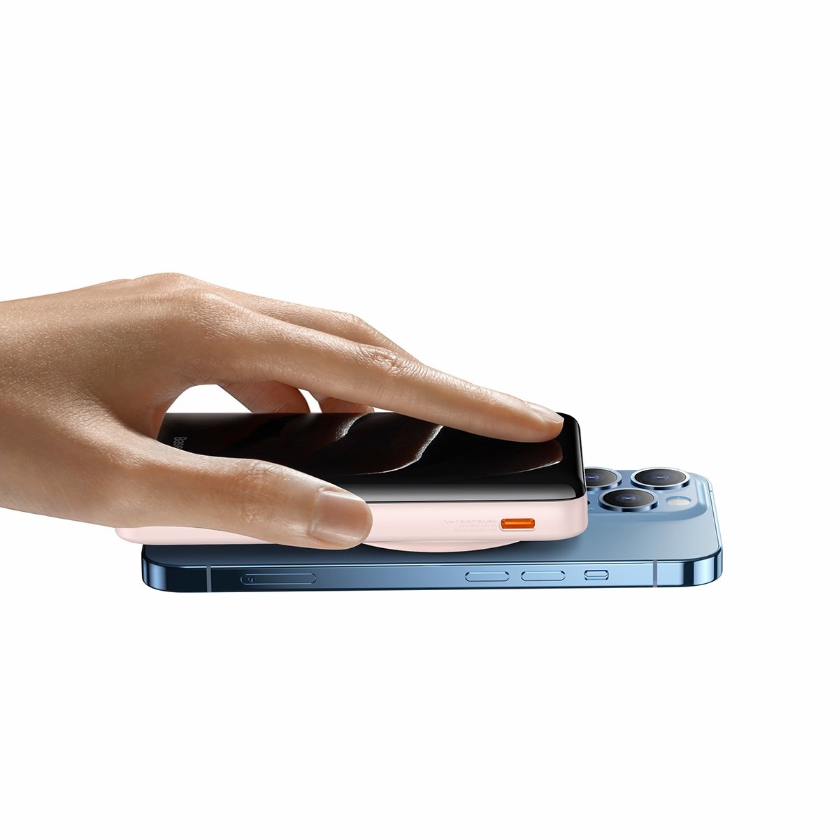 Power bank Baseus Magnetic Bracket 10000mAh Magsafe z kablem Typ-C rowy Xiaomi Redmi Note 13 / 7