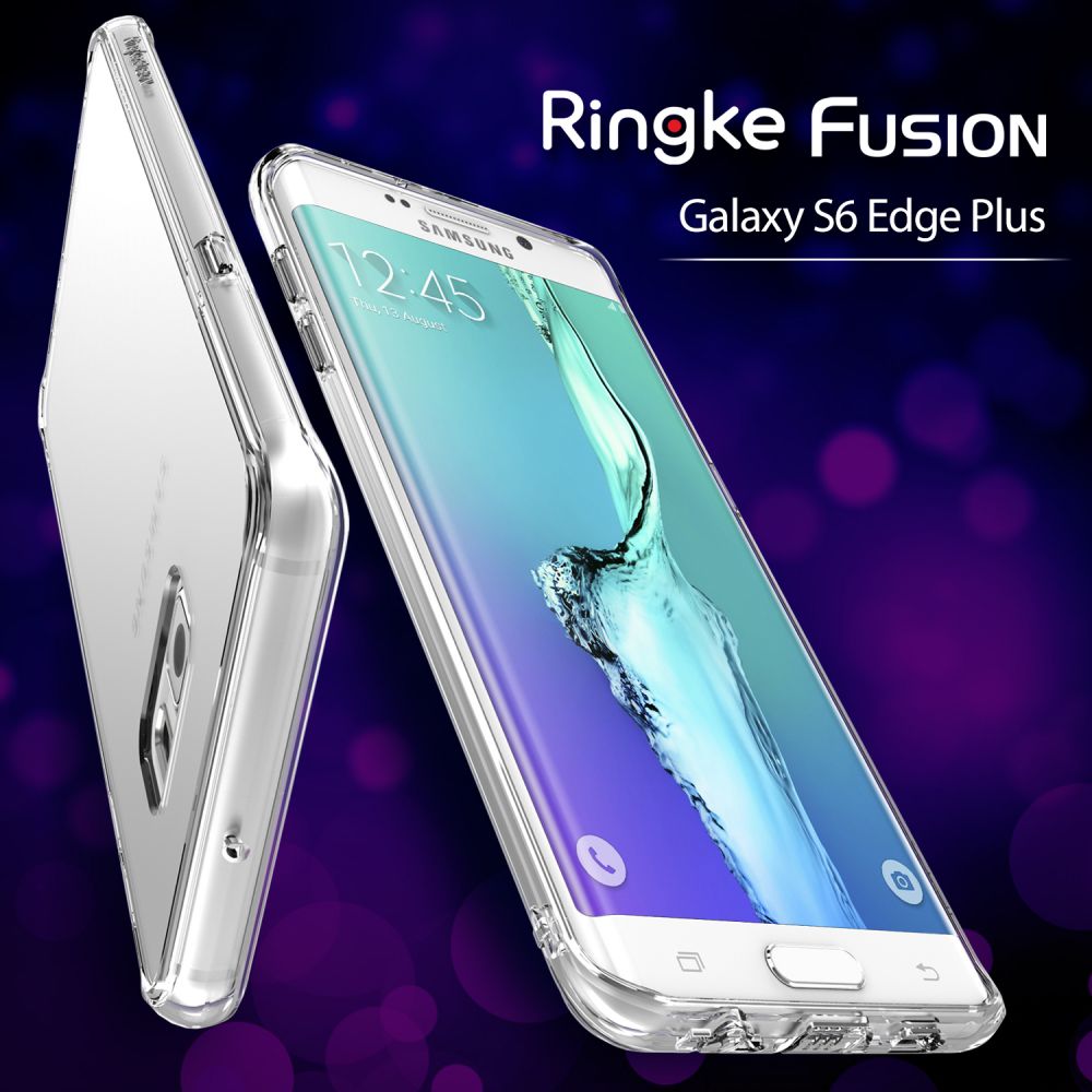 Pokrowiec etui Ringke Fusion transparent SAMSUNG Galaxy S6 Edge+ / 2