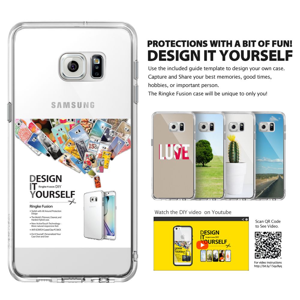 Pokrowiec etui Ringke Fusion transparent SAMSUNG Galaxy S6 Edge+ / 7