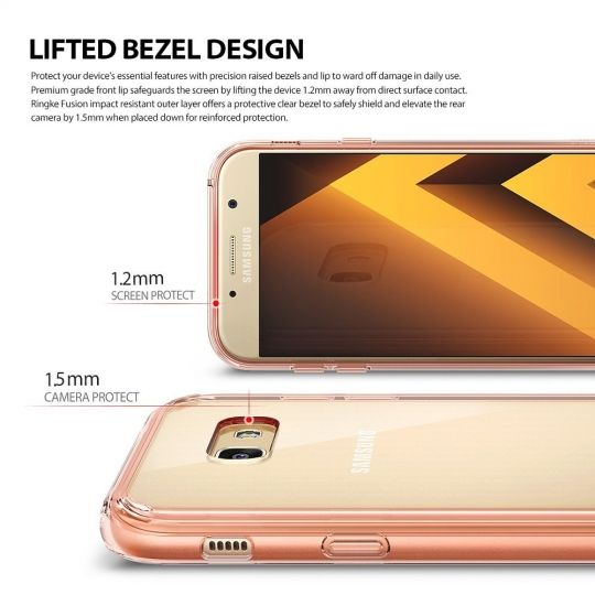 Pokrowiec etui Ringke Fusion Rose Gold SAMSUNG Galaxy S8 / 4
