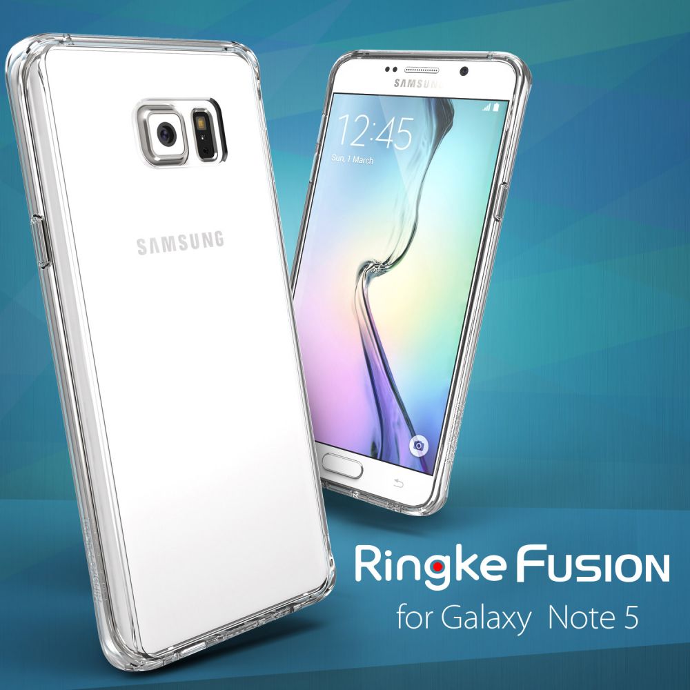 Pokrowiec etui Ringke Fusion transparent SAMSUNG Galaxy Note 5 / 2
