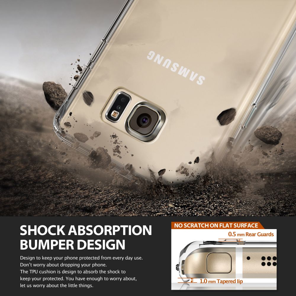 Pokrowiec etui Ringke Fusion transparent SAMSUNG Galaxy Note 5 / 3