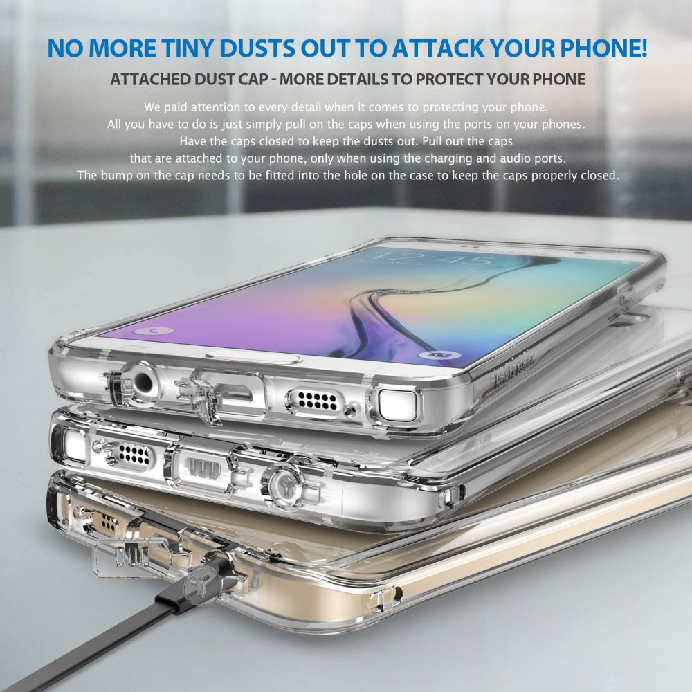 Pokrowiec etui Ringke Fusion transparent SAMSUNG Galaxy Note 5 / 5
