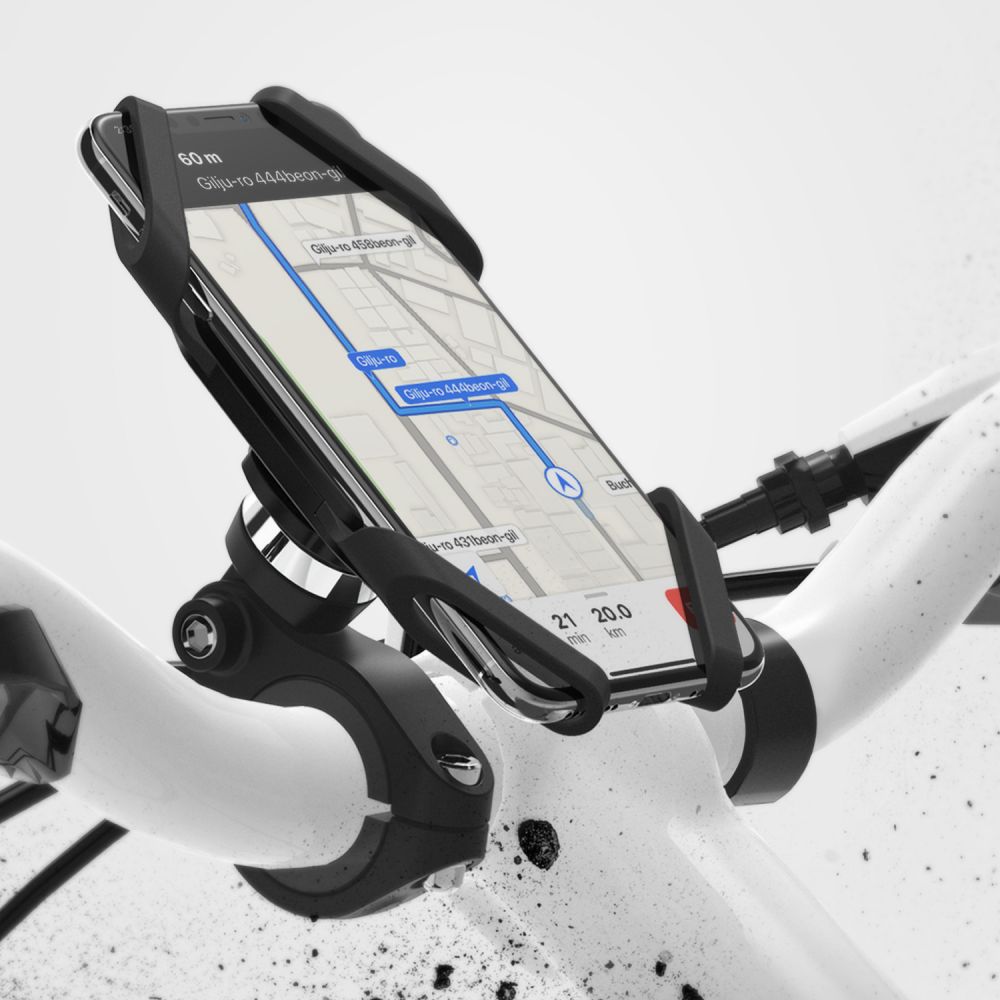 Uchwyt rowerowy uniwersalny do kierownicy Ringke Spider Bike Mount czarny SAMSUNG Galaxy Note 8 / 3