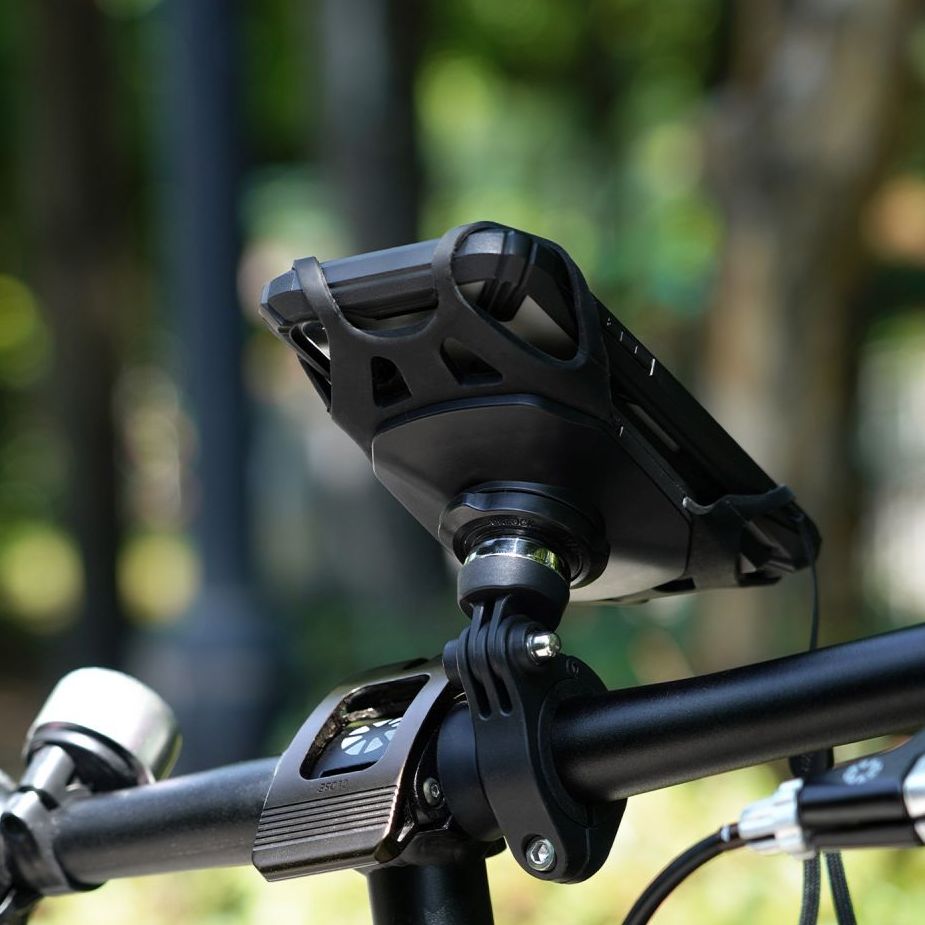 Uchwyt rowerowy uniwersalny do kierownicy Ringke Spider Bike Mount czarny Microsoft Lumia 950 XL / 4