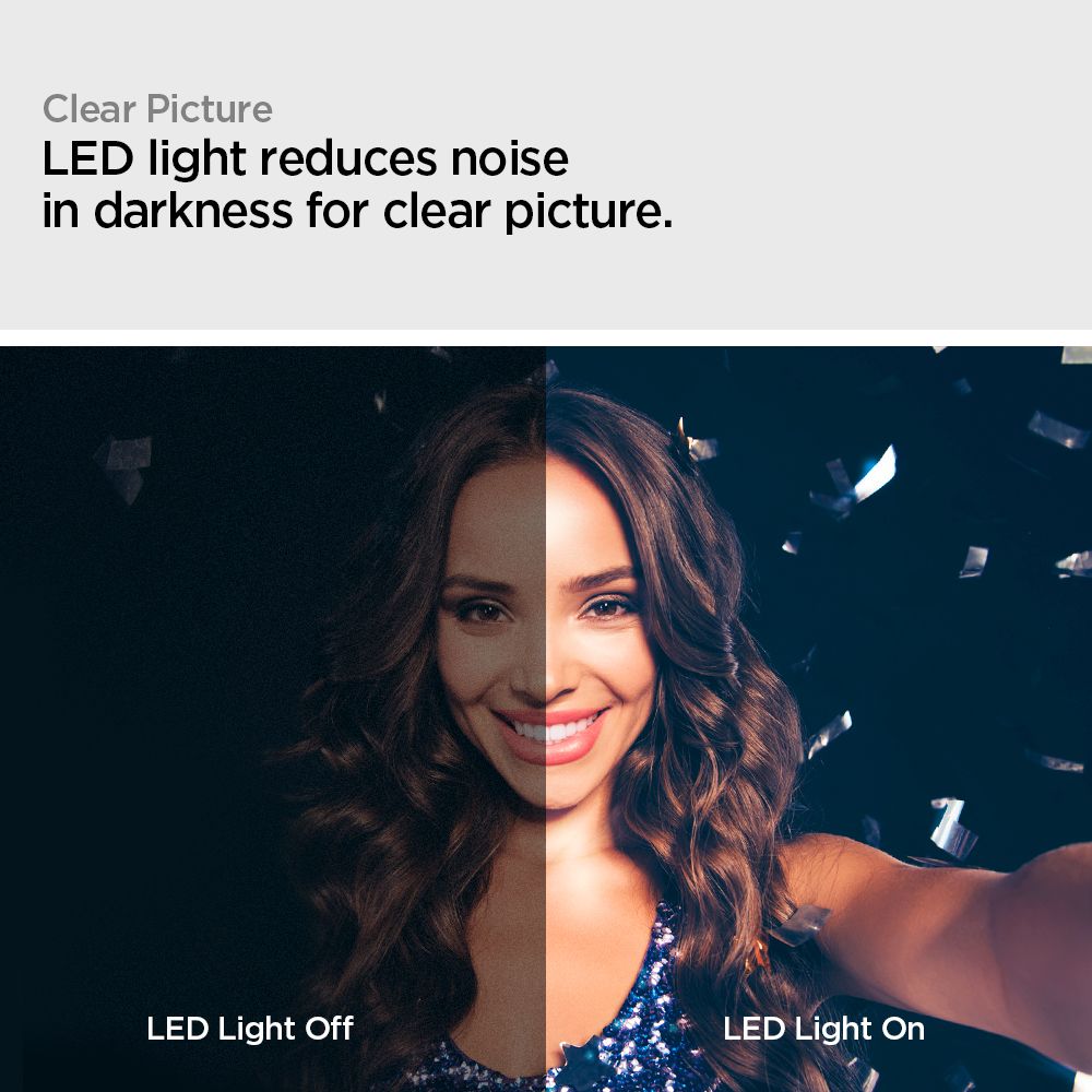 Statyw wysignik selfie SPIGEN S550W LED biay Lenovo K5 / 7